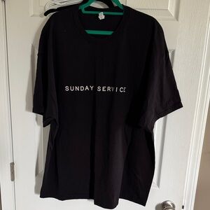 Sunday Service Men's Black T-Shirt